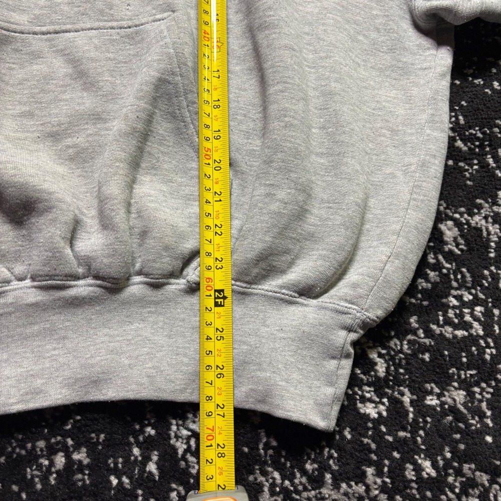 Vintage Pepsi Hoodie Gray Chenille Logo Pullover Sweatshirt Mens XL Heavyweight - Picture 6 of 6